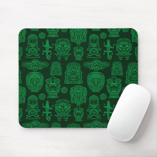 Aztekisches Inspiriertes Muster Mousepad (Mit Mouse)