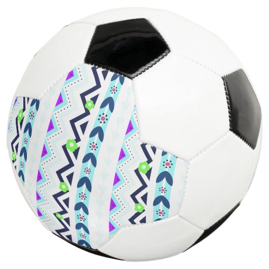 Aztekisches Mädchen Fußball (Dreiviertel)
