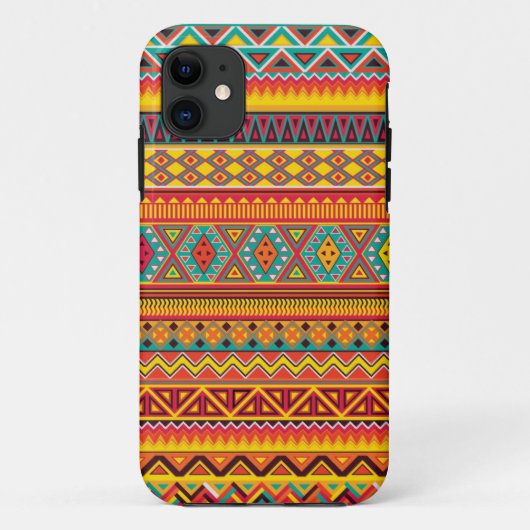 Aztekisches Muster Case-Mate iPhone Hülle (Rückseite)