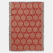 Aztekisches Muster Decke (Vorderseite Vertikal)