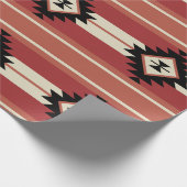 Aztekisches Muster Geschenkpapier (Ecke)
