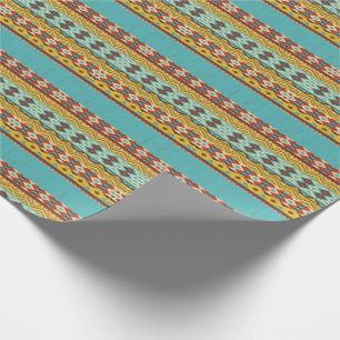 Aztekisches Muster-Packpapier Geschenkpapier