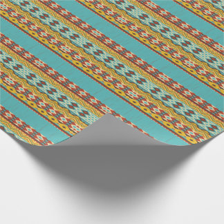 Aztekisches Muster-Packpapier Geschenkpapier