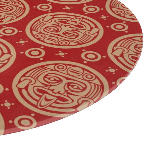 Aztekisches Muster Schneidebrett (Ecke)