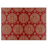 Aztekisches Muster Schneidebrett (Vorderseite)