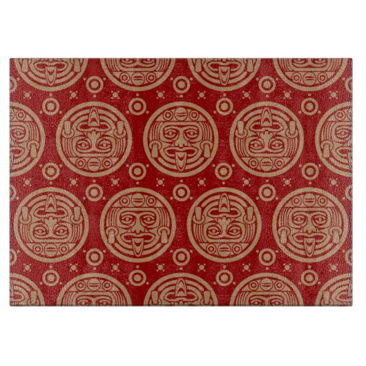 Aztekisches Muster Schneidebrett (Vorderseite)