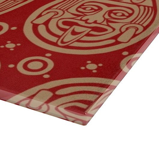 Aztekisches Muster Schneidebrett (Ecke)