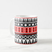 Aztekisches natives Muster Kaffeetasse (Vorderseite Links)