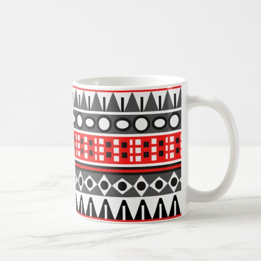 Aztekisches natives Muster Kaffeetasse (Rechts)