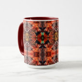 Aztekisches rotes Abenteuer Tasse (Vorderseite Links)