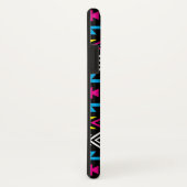 Aztekisches stilisiertes großes Muster II CMYBW Case-Mate iPhone Hülle (Hinten/Rechts)