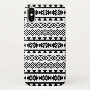 Aztekisches stilisiertes großes Schwarzes des Case-Mate iPhone Hülle