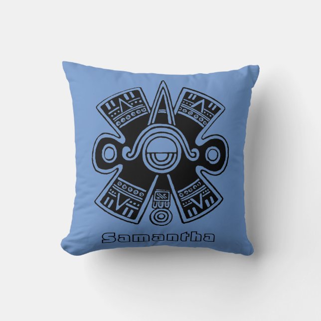 Aztekisches Universum Kissen (Vorderseite)