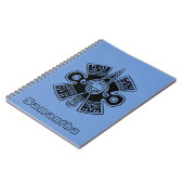 Aztekisches Universum Notizblock (Linke Seite)