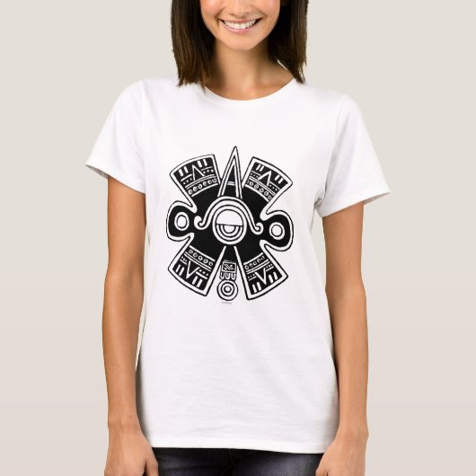 Aztekisches Universum T-Shirt (Vorderseite)