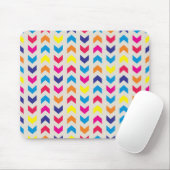 Aztekisches Zickzack buntes Mousepad (Mit Mouse)