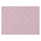 Aztekisches Zickzack buntes Muster Tischdecke (Vorderseite (Horizontal))