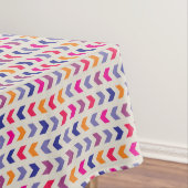 Aztekisches Zickzack buntes Muster Tischdecke (Beispiel)