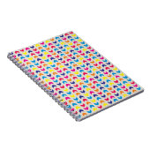 Aztekisches Zickzack buntes Notizblock (Rechte Seite)