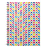 Aztekisches Zickzack buntes Notizblock (Vorderseite)