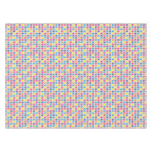 Aztekisches Zickzack buntes Tischdecke (Vorderseite (Horizontal))