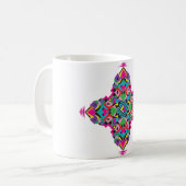 Aztez Muster Design Kaffeetasse (Vorderseite Links)