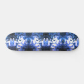 Azul con blanco skateboard (Horizontal)