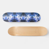 Azul con blanco skateboard (Horizontal)