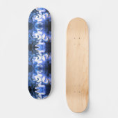 Azul con blanco skateboard (Vorderseite)