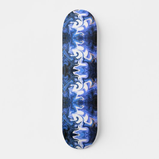 Azul con blanco skateboard (Vorne)