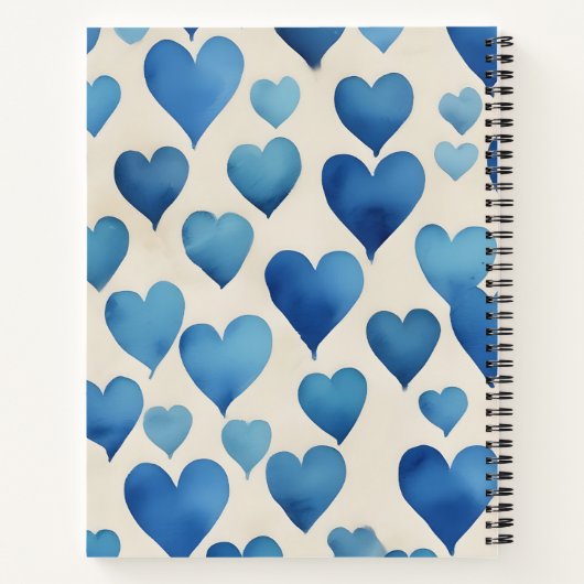 Azul de Corazón Notizblock (Rückseite)