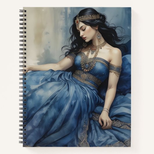 Azul de la Noche Notizblock (Vorderseite)