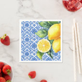 Azul & Limone Romance Azul Fliese Serviette (Beispiel)