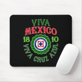 Azul - Mexikos Unabhängigkeitstag Mousepad (Mit Mouse)