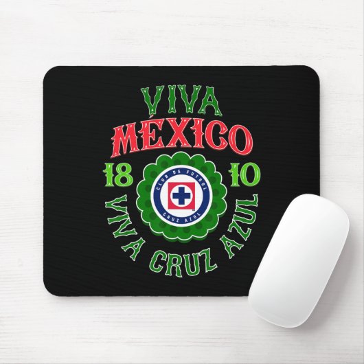 Azul - Mexikos Unabhängigkeitstag Mousepad (Mit Mouse)