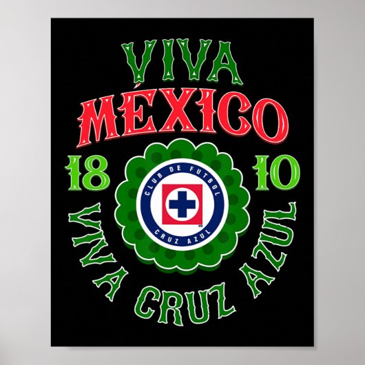 Azul - Mexikos Unabhängigkeitstag Poster (Vorne)