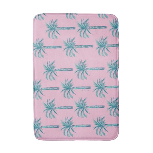 Azul Palmenmatte Badematte (Vorderseite Vertikal)