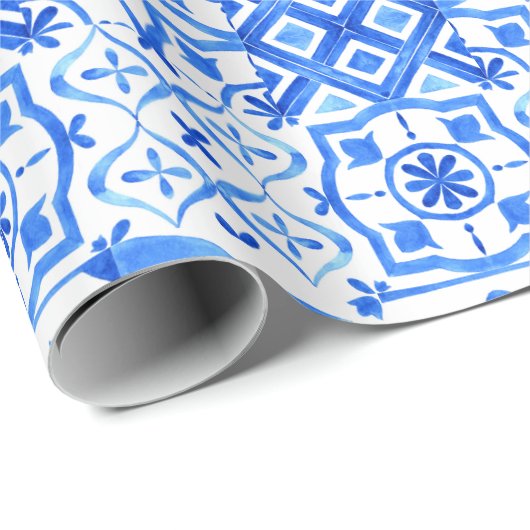 Azul Pattern Geschenkpapier (Rolleneckpunkt)