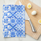 Azul Pattern Geschirrtuch (Viertel Falte)