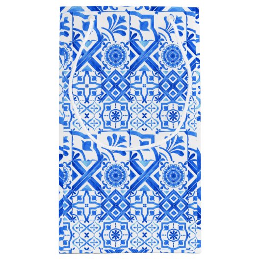 Azul Pattern Kleine Geschenktüte (Rückseite)