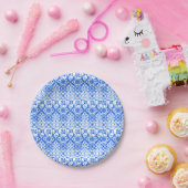 Azul Pattern Pappteller (Party)