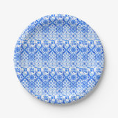 Azul Pattern Pappteller (Vorderseite)