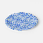 Azul Pattern Pappteller (Schrägansicht)