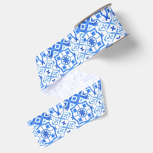 Azul Pattern Ripsband (Rückseite)