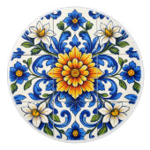 Azul Sol Flor Keramikknauf (Vorderseite)