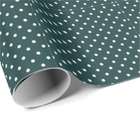 Azul-Verde-Polka-Punkte