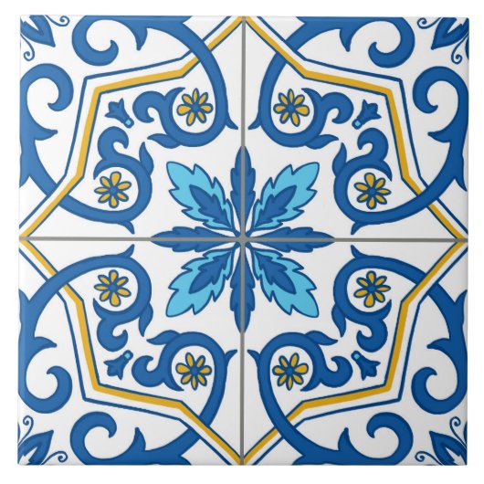 Azulejo 16 fliese (Vorderseite)