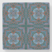 Azulejo Aquamarin Steinuntersetzer (Vorderseite)