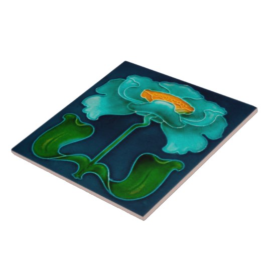 Azulejo Art Nouveau Ceramic Fireplace Wall tile Fliese (Seite)