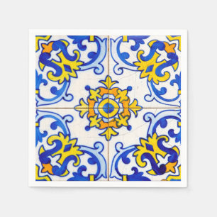 Azulejo Art Tile Serviette
